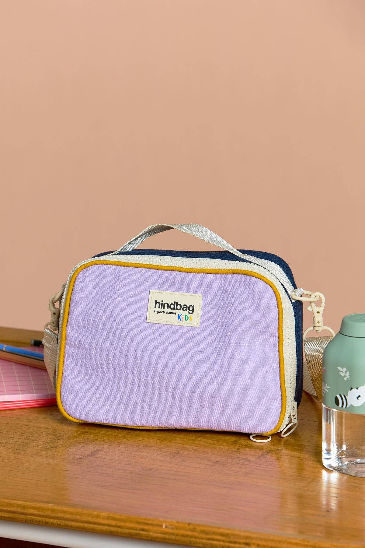 Elsa Kinder-Lunchbag Tricolore Lila