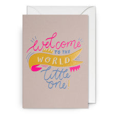 Lagom Grußkarte - Welcome to the world