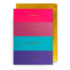 Lagom Grußkarte - Happy Birthday Wonderful You