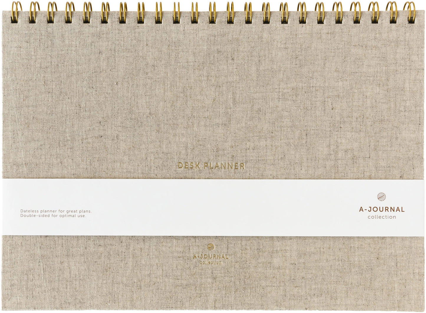 A-Journal Desk Planner - Leinen