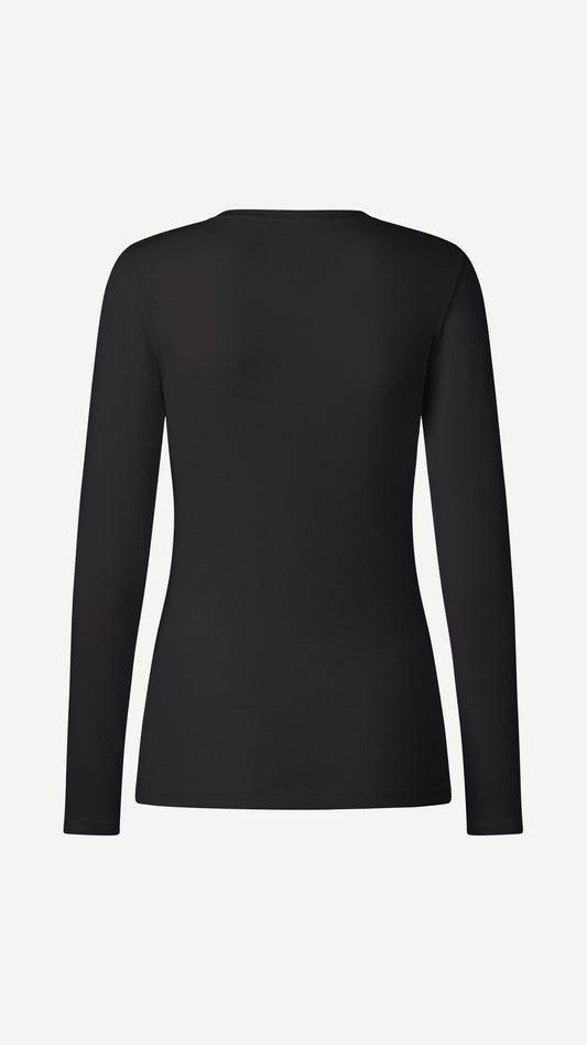 Samsøe Samsøe Alexa Longsleeve Shirt - Schwarz