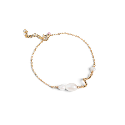 Enamel Armband Twist - Gold