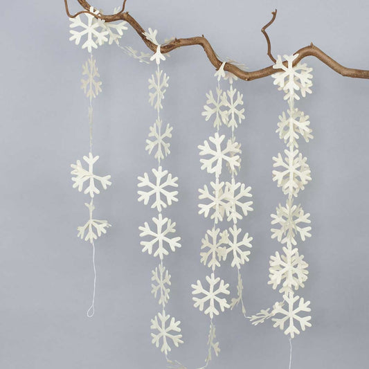 A World Of Craft Girlande Schneeflocken