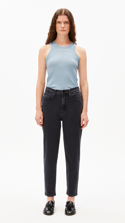 ARMEDANGELS MAIRAA MOM JEANS - Ebony