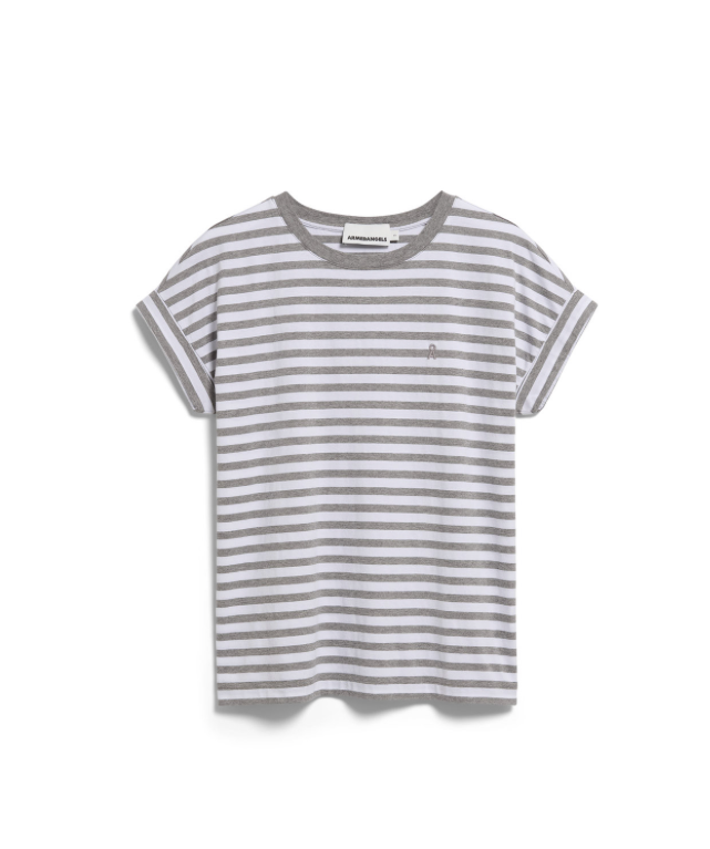 Armedangels Idaara T-Shirt - Silver Grey Melange
