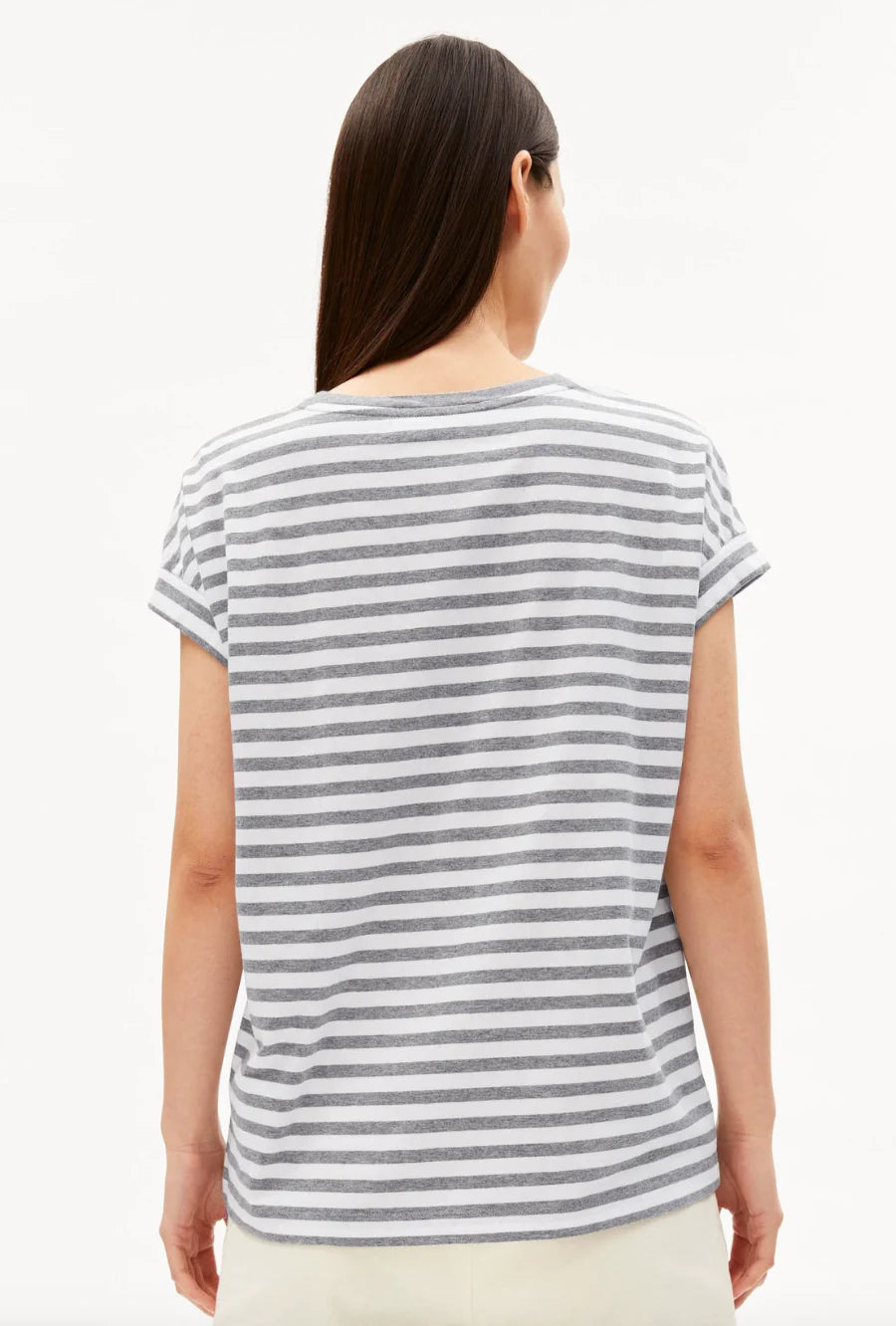 Armedangels Idaara T-Shirt - Silver Grey Melange