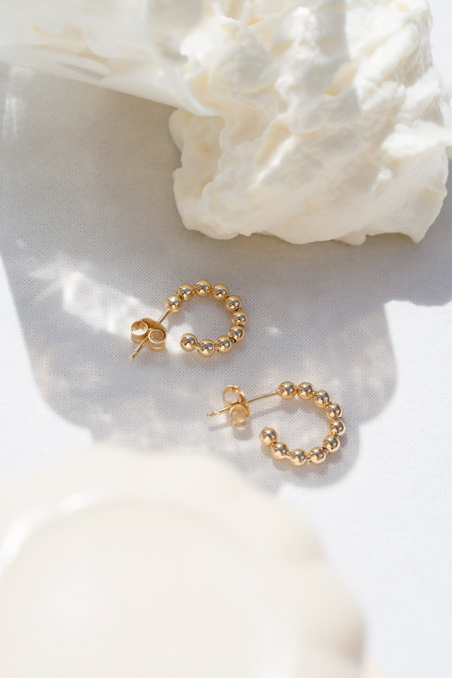 Jukserei Bonbon Hoop Earrings Mini Gold