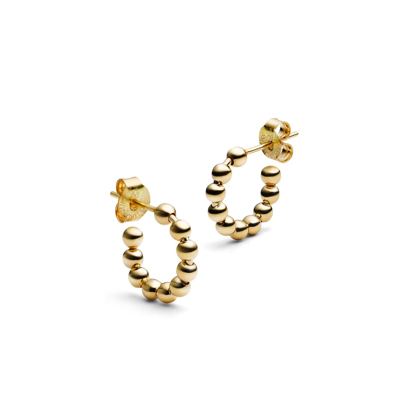 Jukserei Bonbon Hoop Earrings Mini Gold