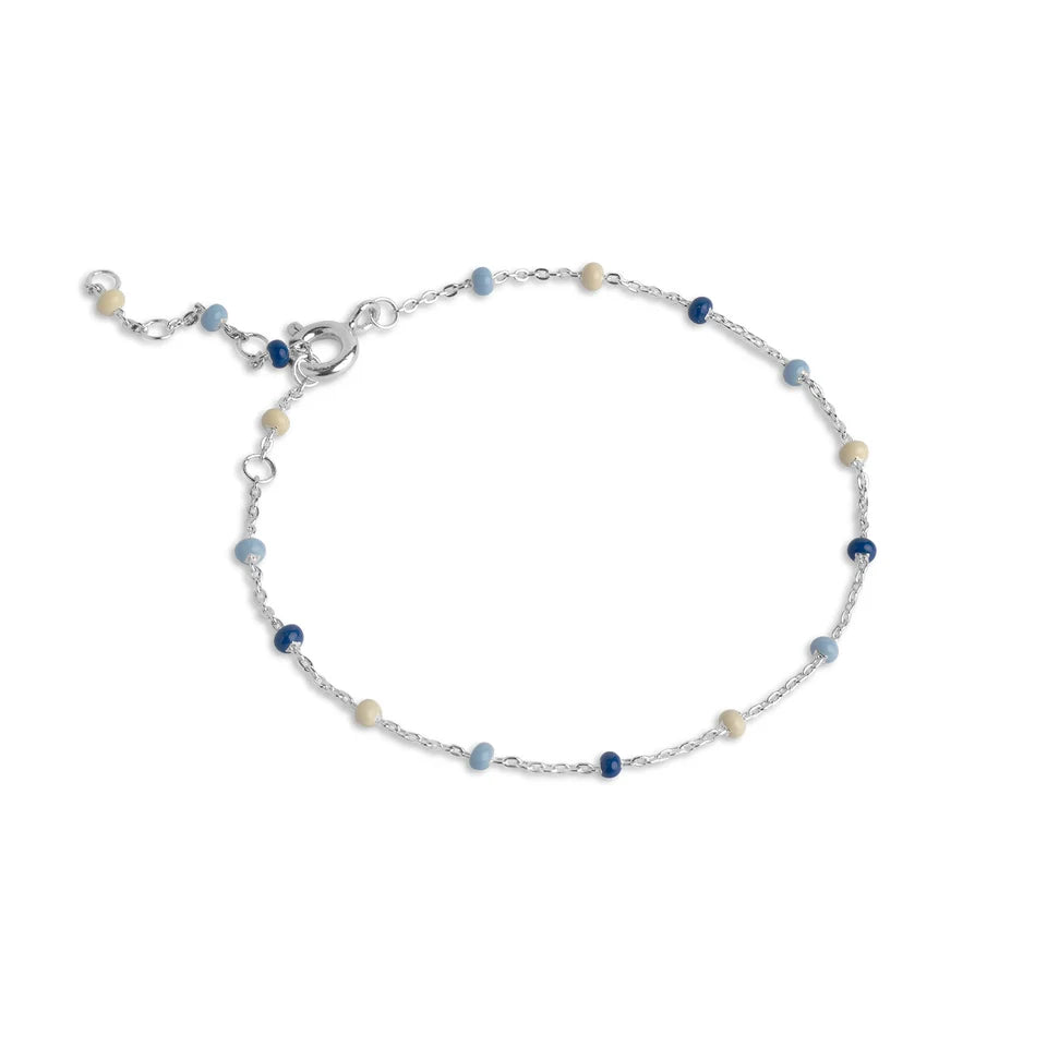 Enamel Armband Lola Marine - Silber