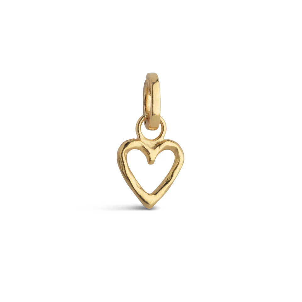 Enamel Charm - Organic Heart