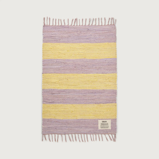 Bongusta Chindi Rug 60x90cm Lilac & Neon Yellow