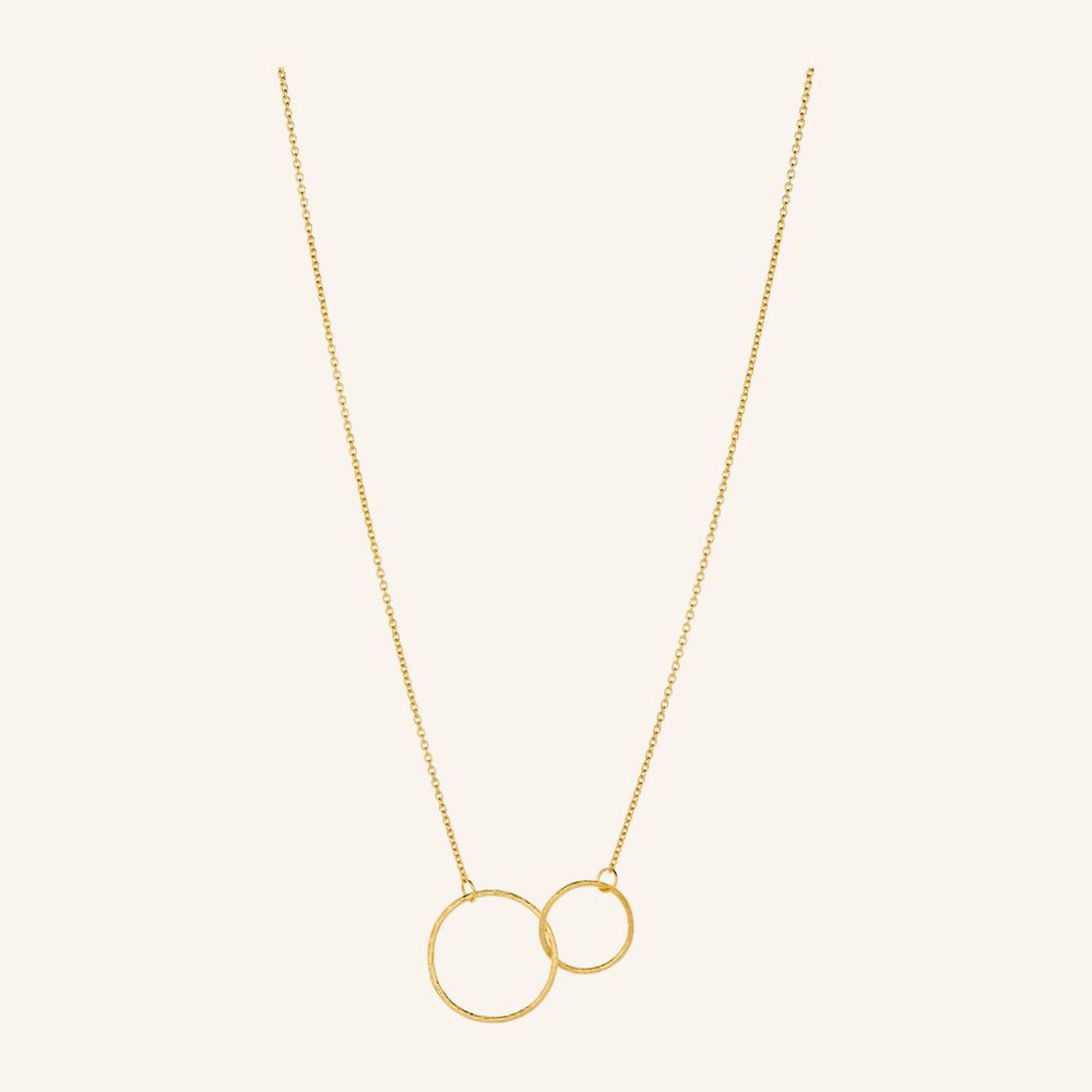 Pernille Corydon Double Plain Halskette - Gold