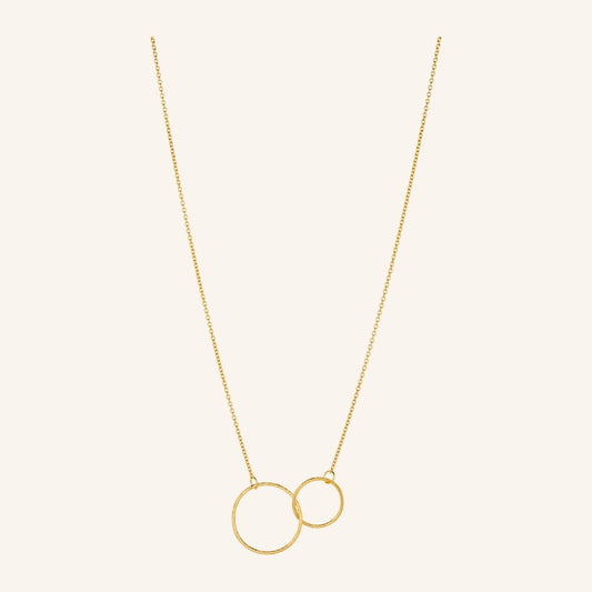 Pernille Corydon Double Plain Halskette - Gold