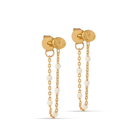 Enamel Ohrring Lola Daisy - Gold