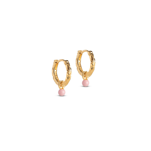 Enamel Ohrring Belle - Light Pink