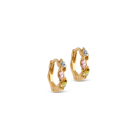 Enamel Ohrring Laia - Gold