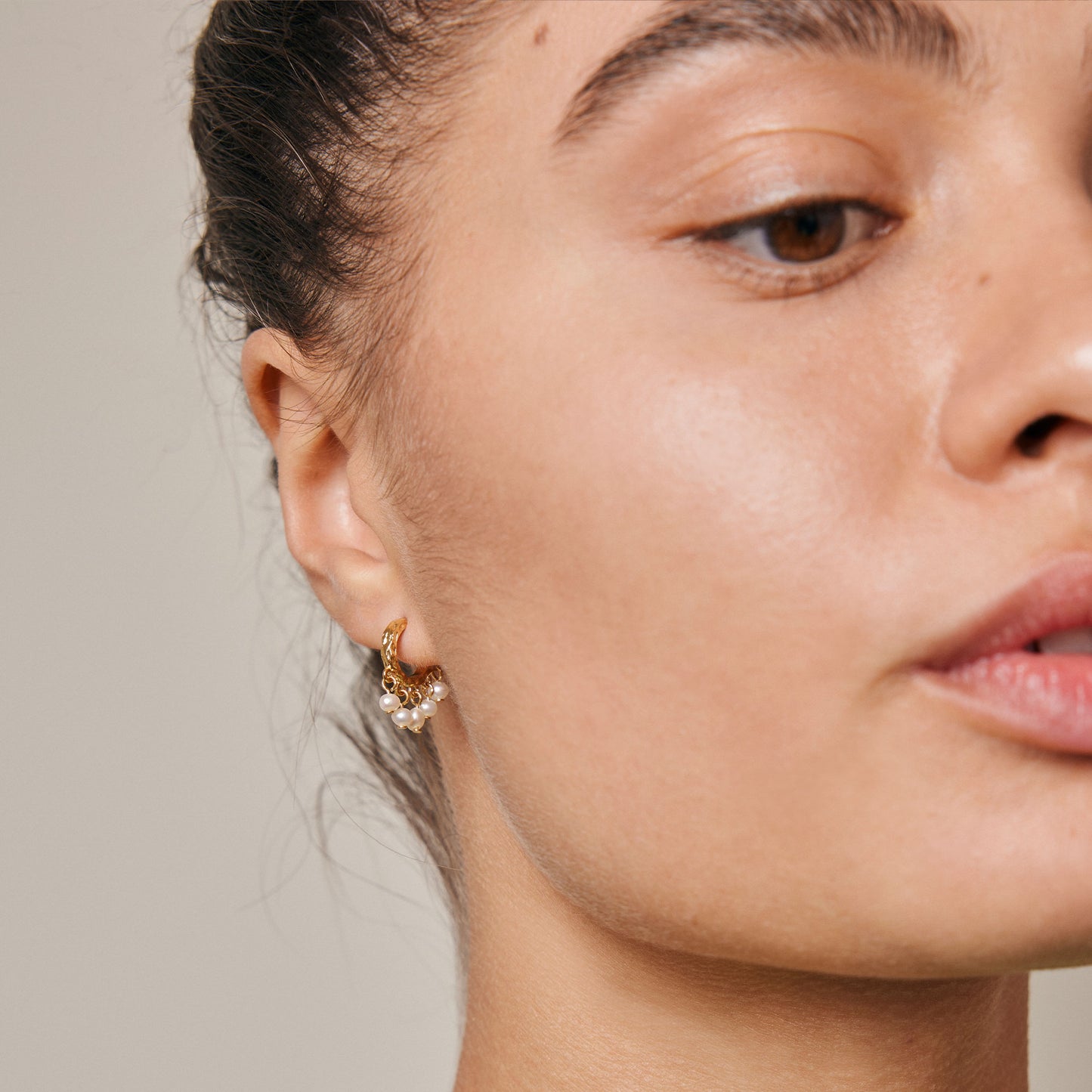 Enamel Ohrring Astrid - Gold