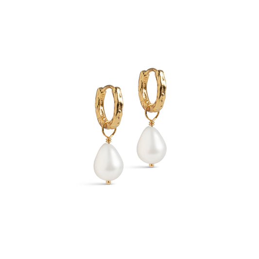 Enamel Ohrring Significant Pearl - Gold