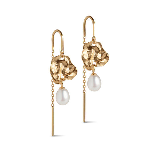 Enamel Ohrring Kai Pearl - Gold