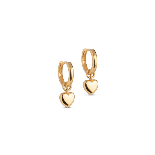 Enamel Ohrringe Amore - Gold