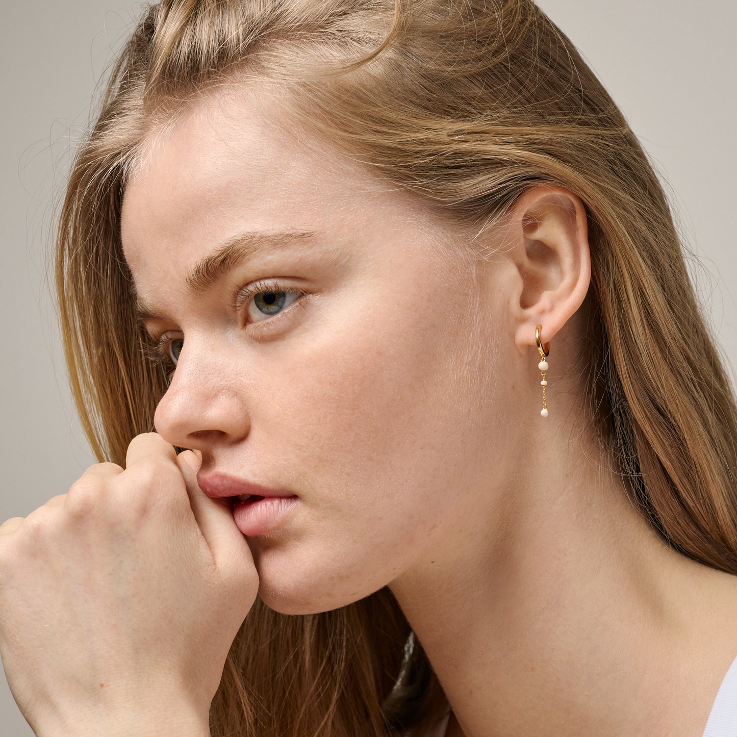 Enamel Ohrring Lola Bold  - Gold