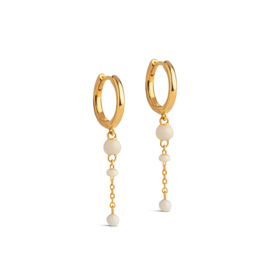 Enamel Ohrring Lola Bold  - Gold