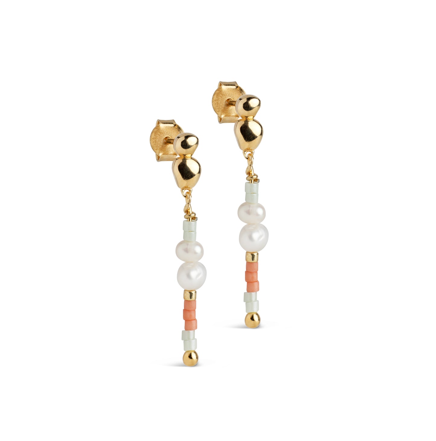 Enamel Ohrring Nala Whimsically - Gold