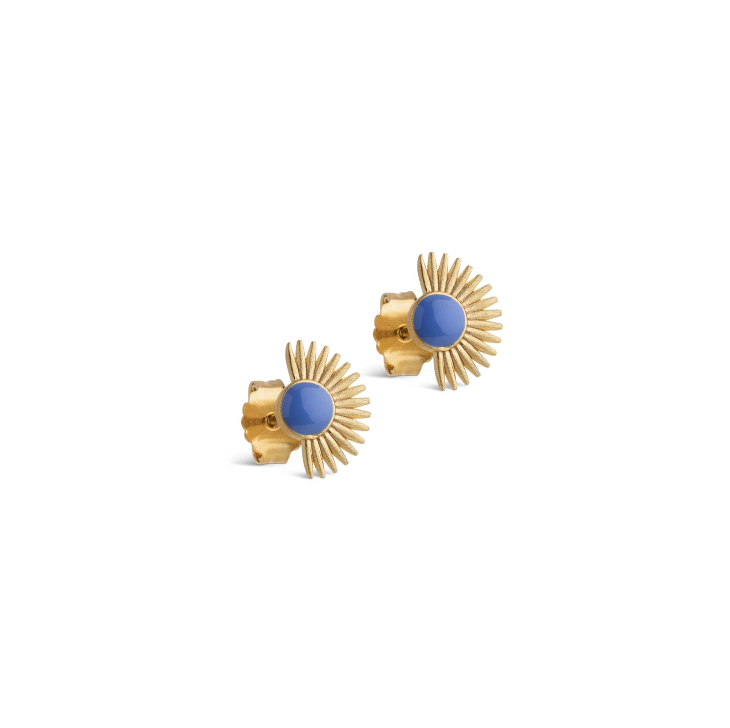 Enamel Ohrstecker Soleil - Gold