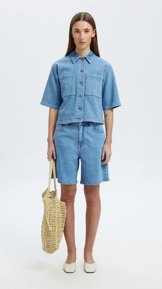 Selected Femme Anya Denim-Hemd