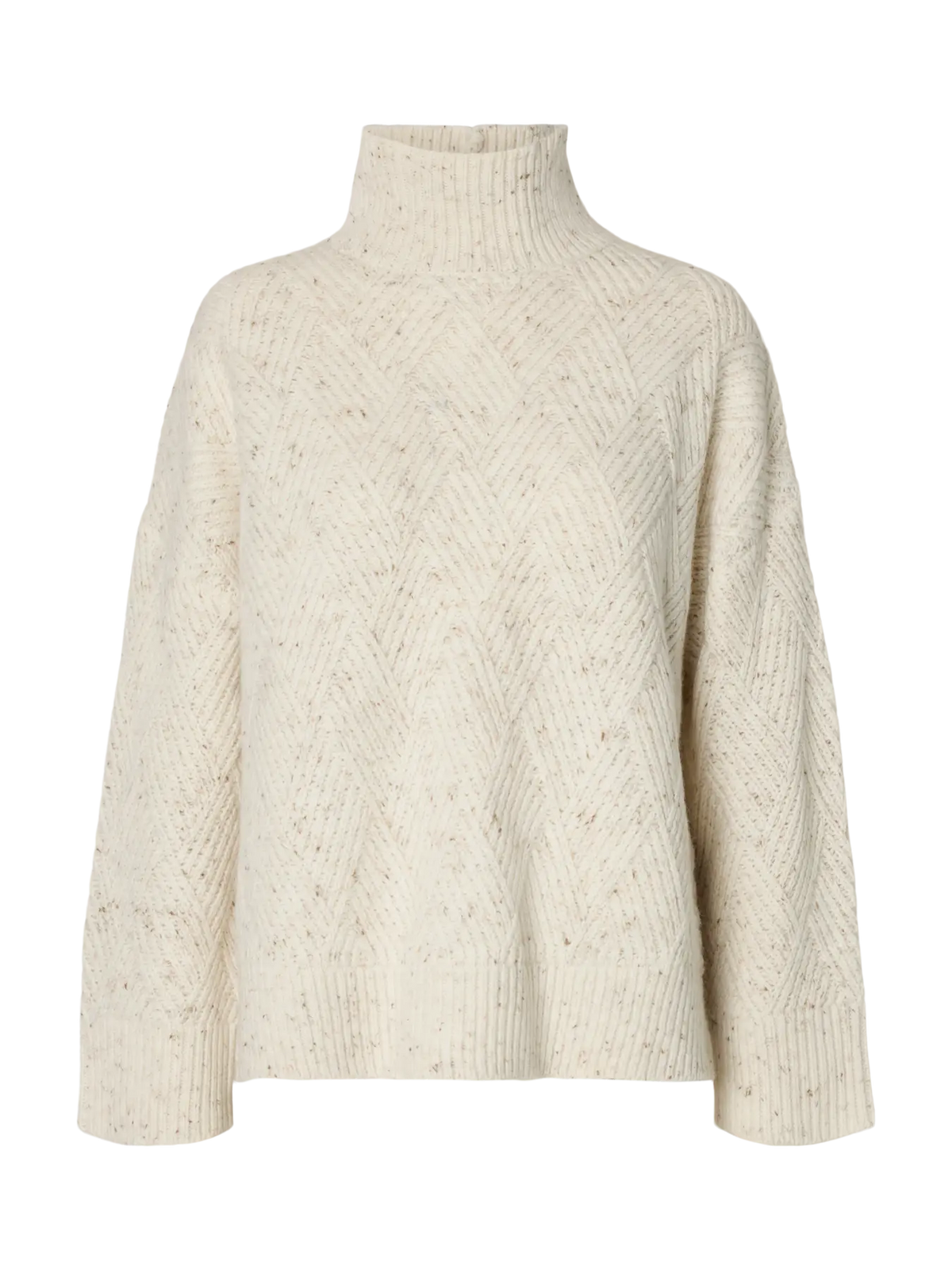 Selected Femme Cora Pullover - Egret