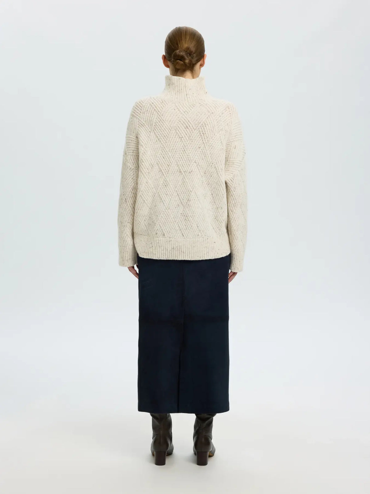 Selected Femme Cora Pullover - Egret
