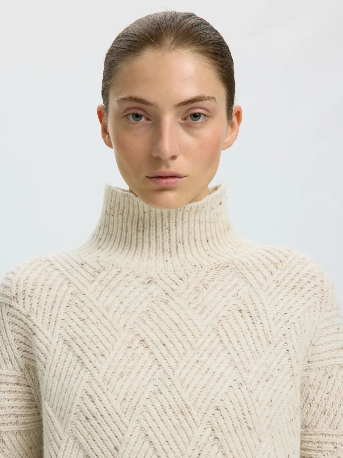 Selected Femme Cora Pullover - Egret