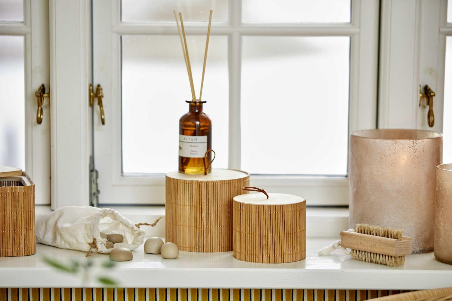 ERNST keramikkrukke med låg - lille