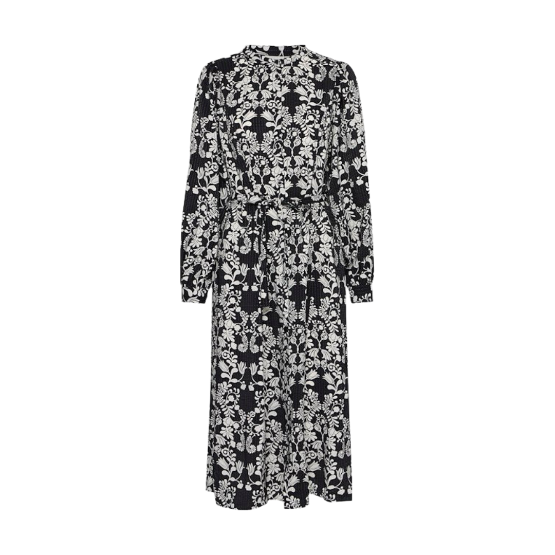 ICHI Lino midi dress