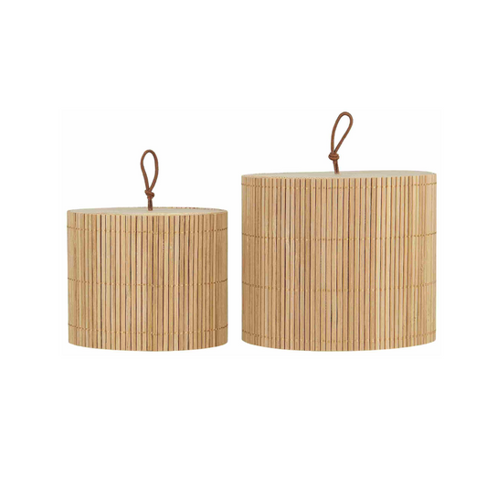 Ib Laursen Bambus-Dosen 2er Set