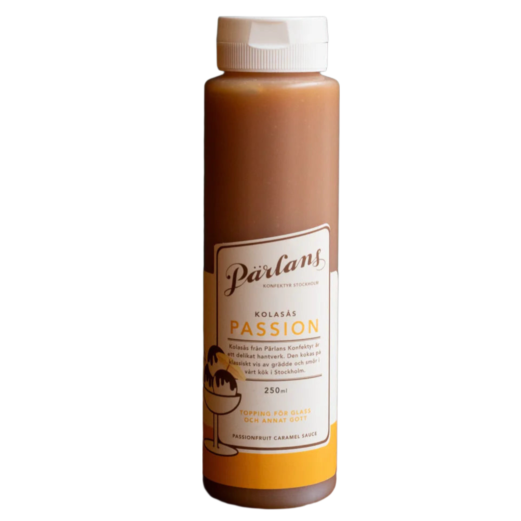 Pärlans Caramel Sauce Squeeze Bottle Passion Fruit