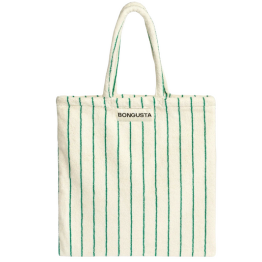 Bongusta Totebag Naram Pure White &amp; Grass