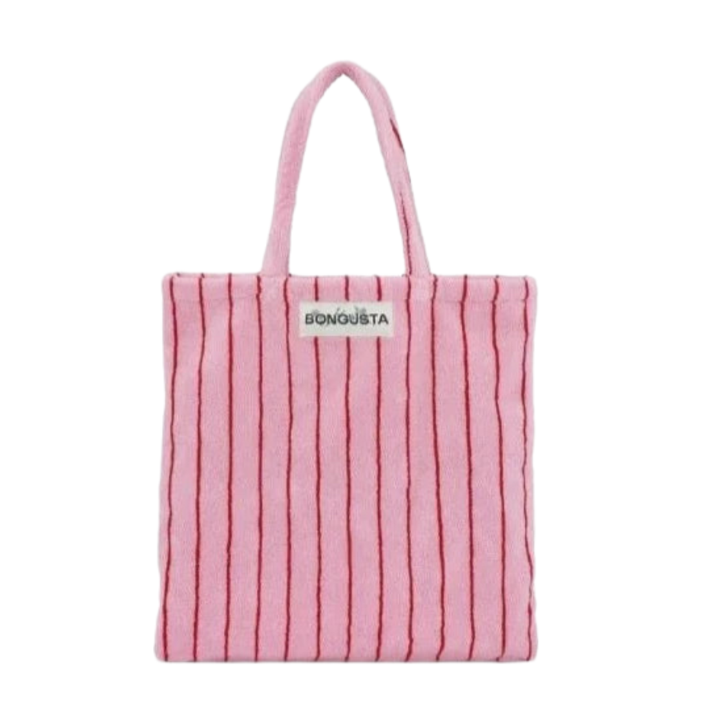 Bongusta Totebag Naram Baby Pink &amp; Ski Patrol Red