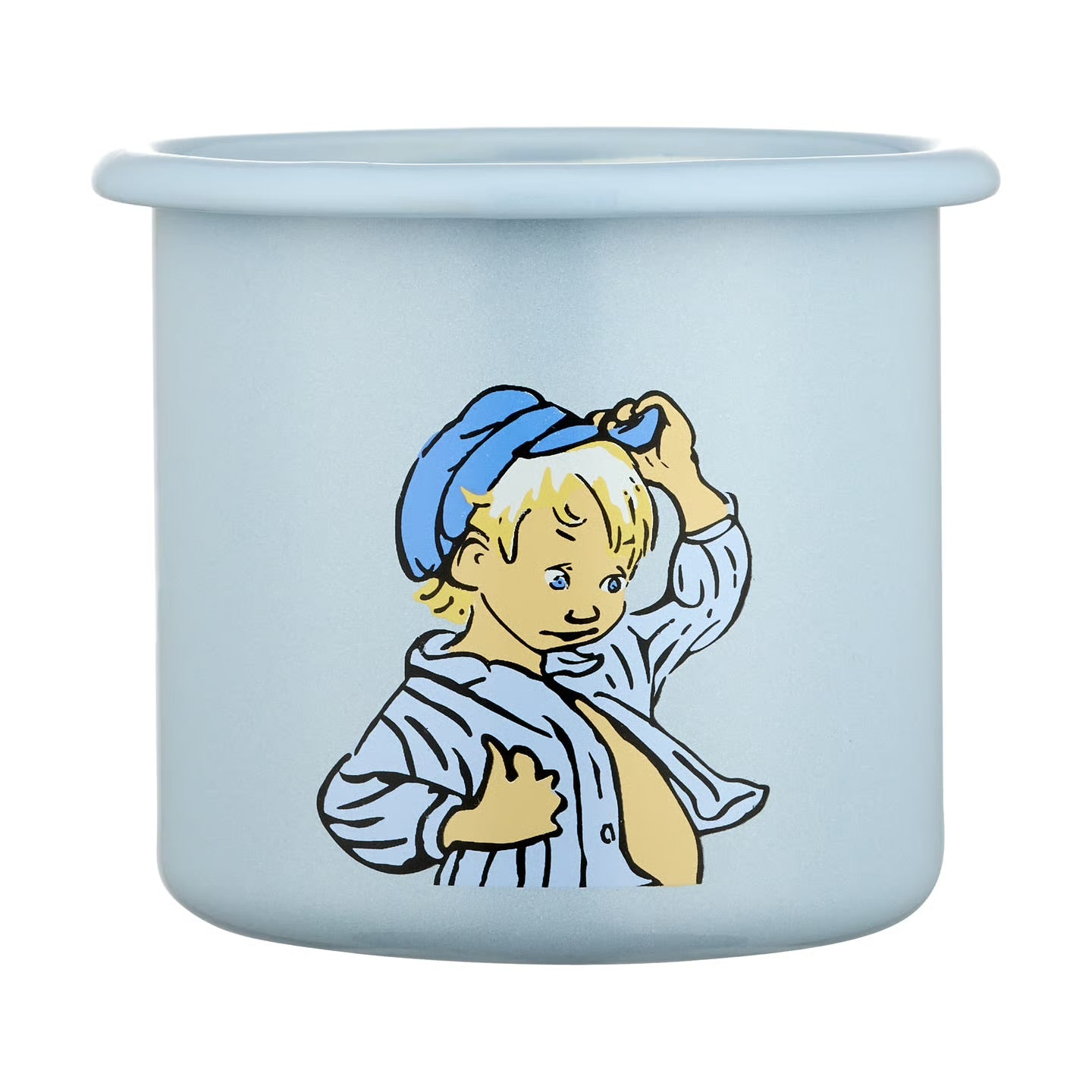 Muurla enamel mug Michel from Lönneberga - 250ml