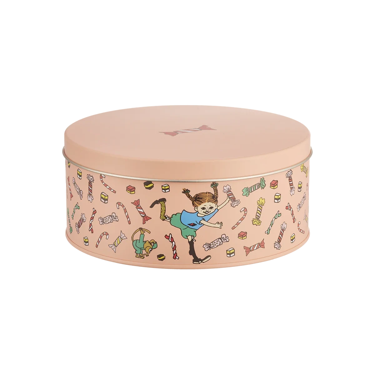 Muurla tins set of 2 Pippi Longstocking - Ø18 cm / Ø22 cm