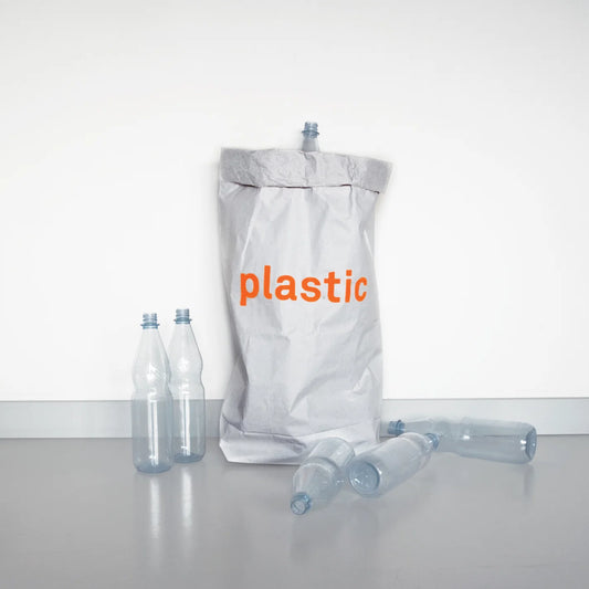 Kolor Papiersack „Plastic“ - Neon Orange