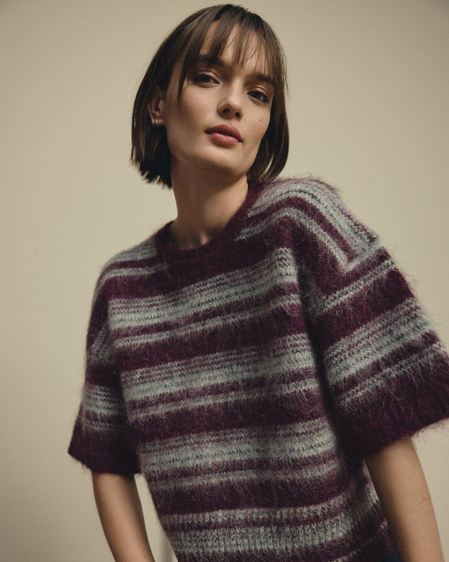 MSCH Copenhagen Lycie 2/4 Kurzarm-Pullover