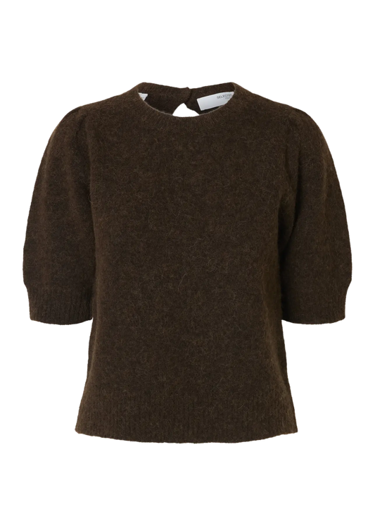 Selected Femme Lulu Kurzarm-Pullover