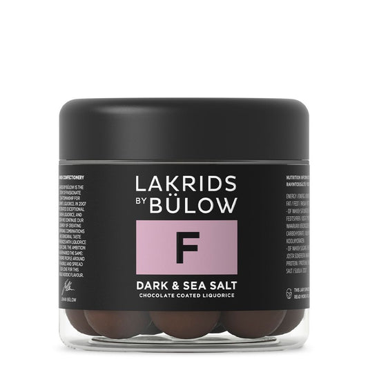 Lakrids by Bülow 125g - F Dark Sea Salt