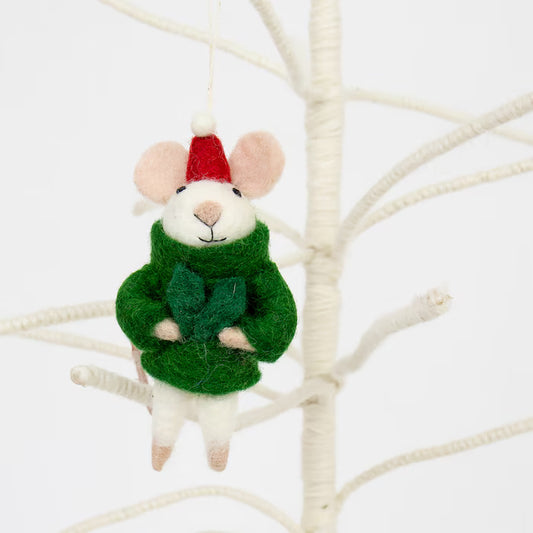 A World Of Craft Santa Maus aus Filz