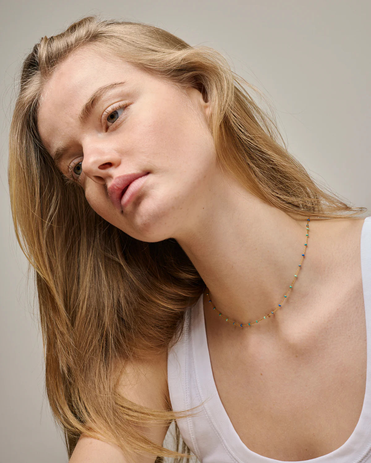 Enamel Kette Lola - Gold - Atlantic