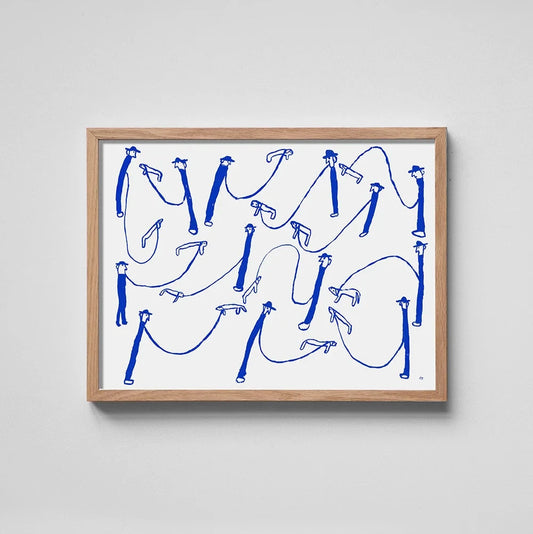 Plakat &amp; ramme kunsttryk Sethunya DIN A3 - med eller uden ramme