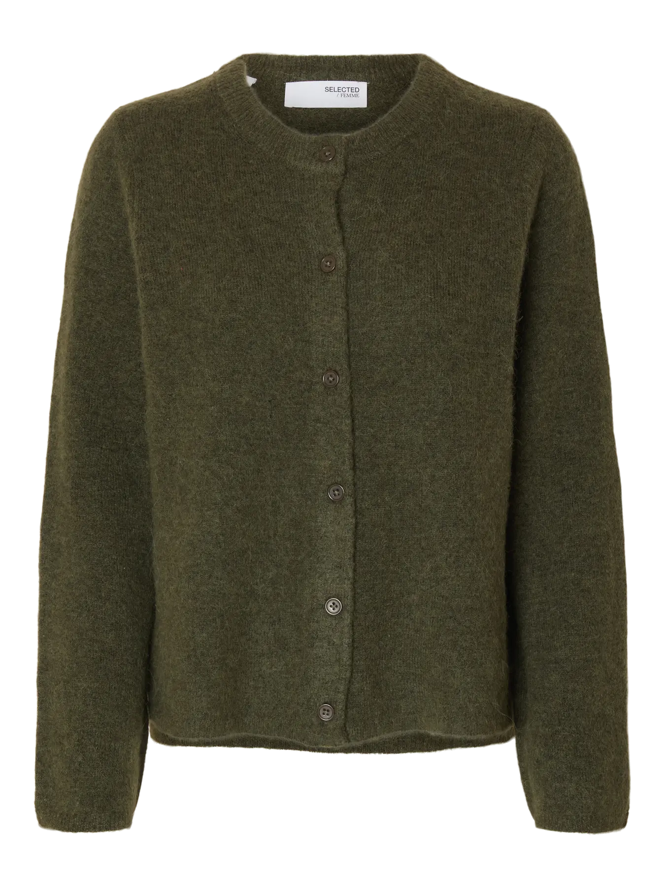 Selected Femme Lulu New Strickjacke - Kalamata Melange