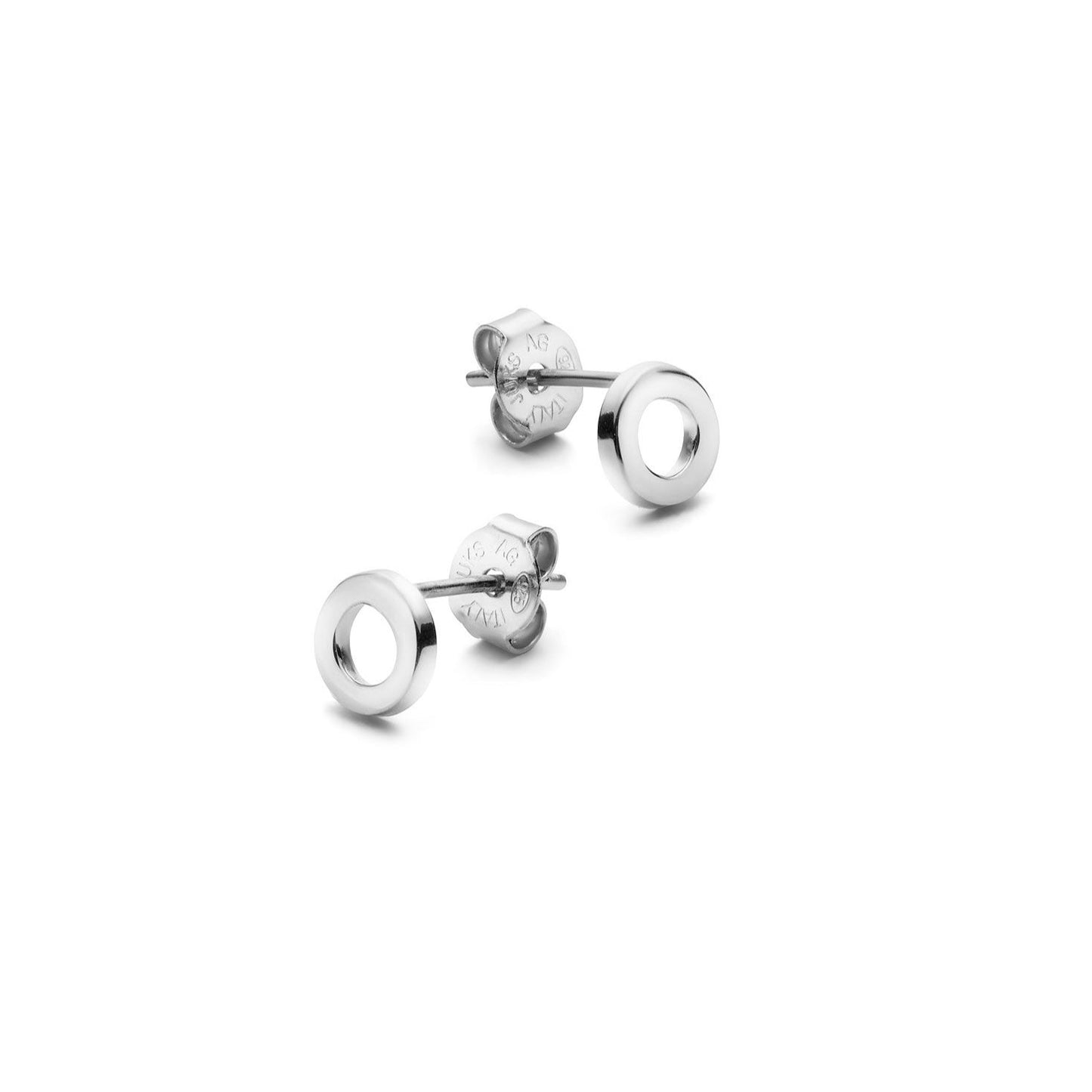 Jukserei Tilda Stud Earrings Silver