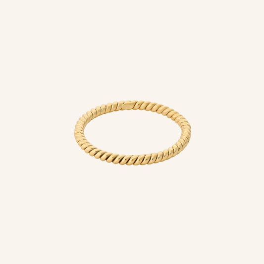 Pernille Corydon Twisted Ring - Gold